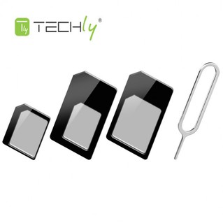 Adattatore Scheda SIM (4 in 1) nano-SIM, Micro-SIM e SIM